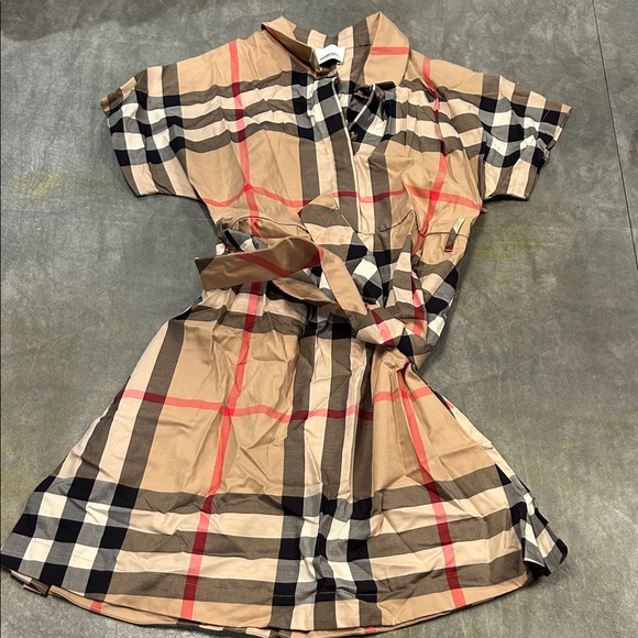 Burberry Other - Burberry Kids Checked Shirt Dress